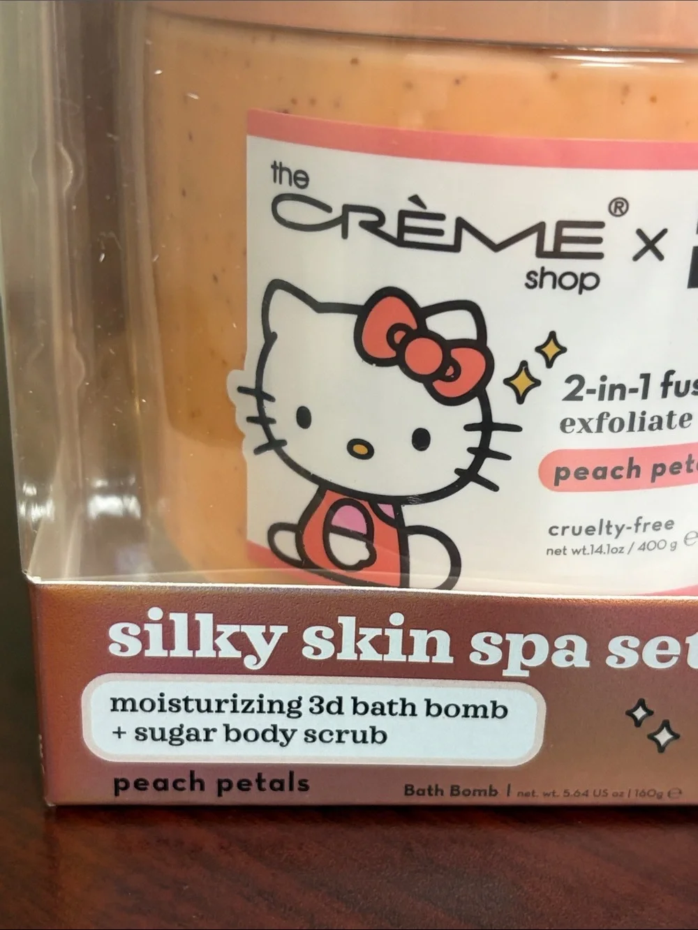 The Creme Shop Peach Petals Silky Skin Spa Set